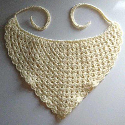 Crochet Cream Bandana