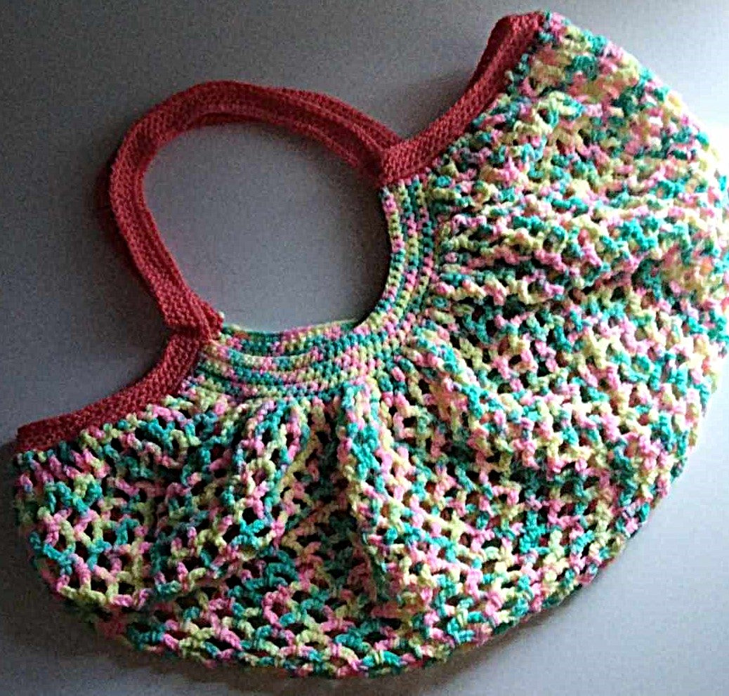 Mesh Market Bag Bubble Gum