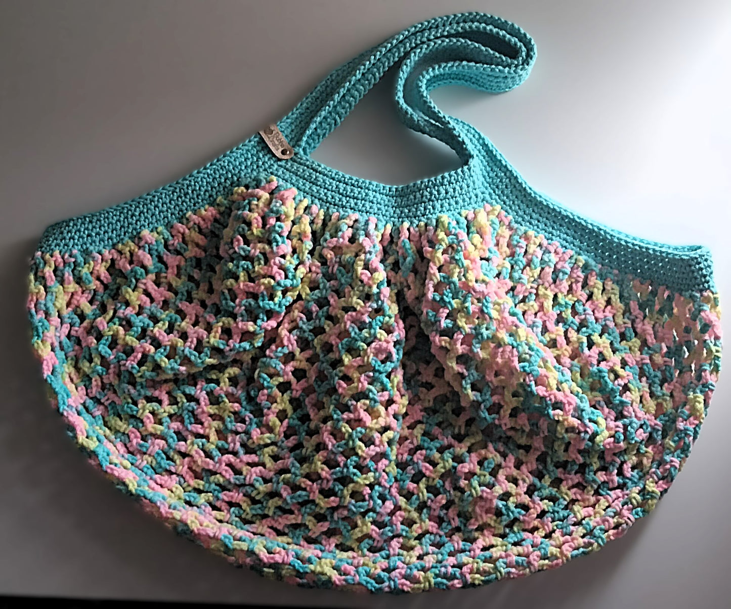 Mesh Market Bag Bubble Gum