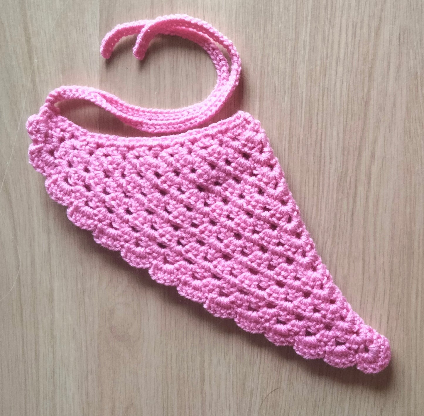 Crochet Valentine Scalloped Bandanas