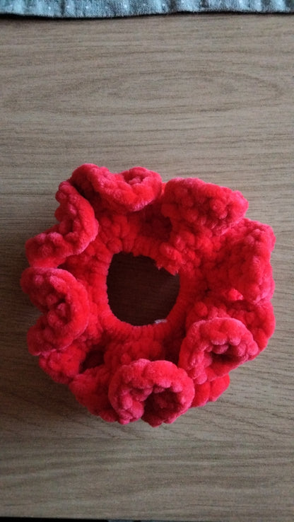 Crochet Christmas Scrunchies