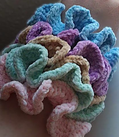 Crochet Easter Scrunchies